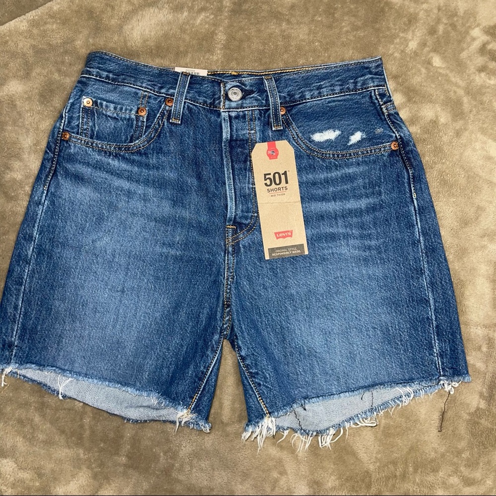 Denim shorts